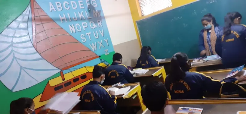 Classrooms that hold attention — Children Glory High School, Morar, Gwalior